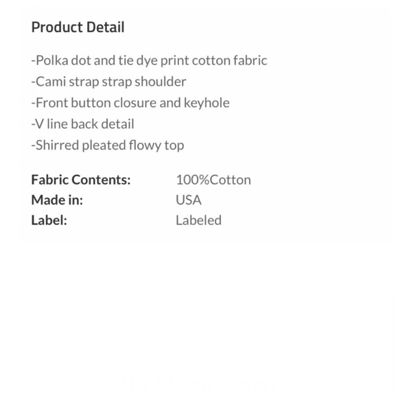 B117💙Stunning urban print design camisole w/a-line flowy fit through body💙 - Picture 7 of 7